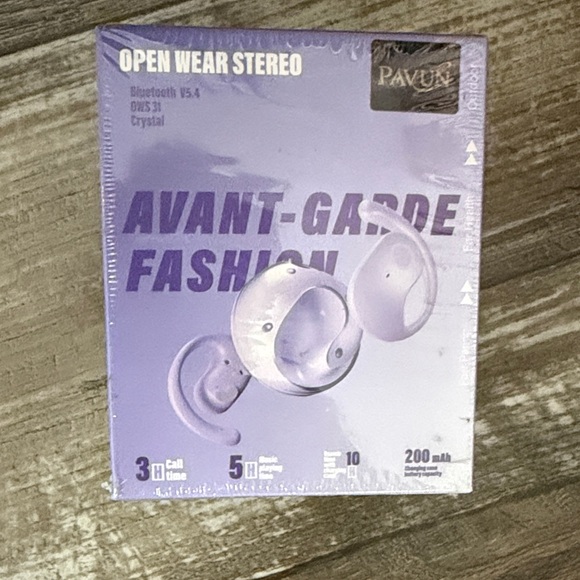 PAVUN Other - Crystal Open Wear Stereo Over-Ear Headphones - Purple